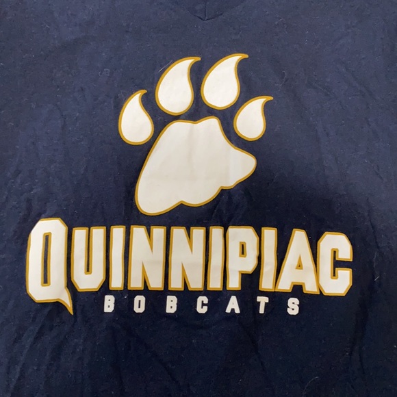 Champion Quinnipiac Bobcats V Neck Tshirt - Picture 3 of 4